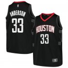 Camiseta Ryan Anderson 33 Houston Rockets Fast Break Replica Negro Nino